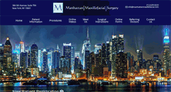 Desktop Screenshot of manhattanmaxillofacial.com